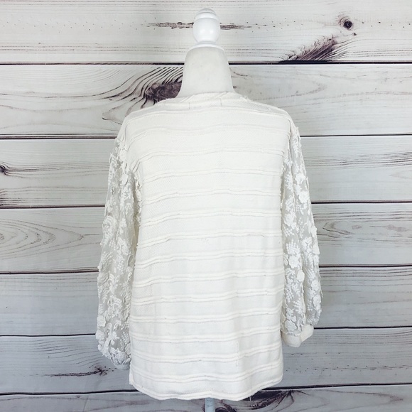 Eri + Ali Anthropologie Chelsea Lace Pullover XS - Picture 6 of 8